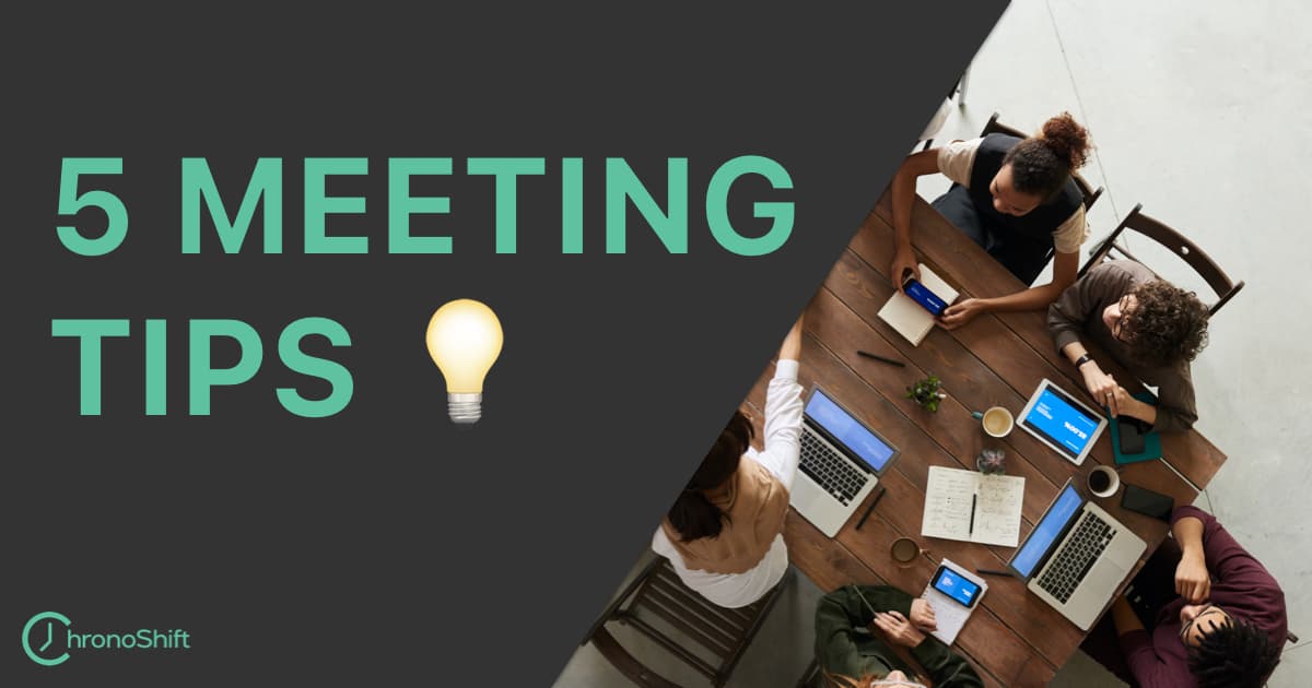 Cover Image for 💡 5 Tips for Scheduling Meetings Across Different Time Zones